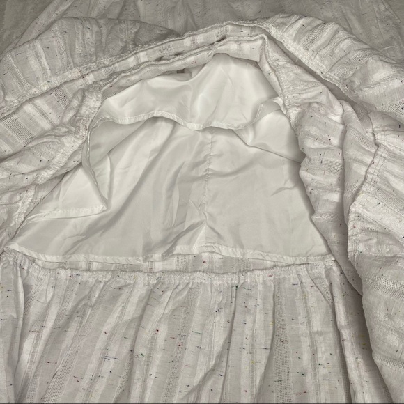 Betsey Johnson spectator puff sleeve midi dress M - Picture 6 of 11